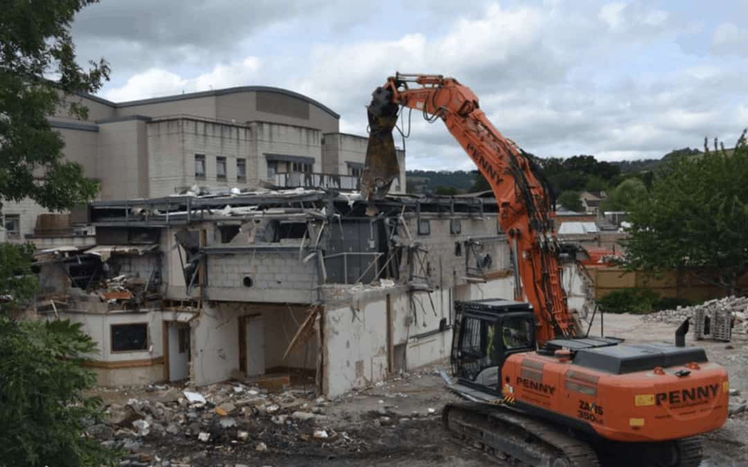 Pennys Group Demolish the Old Royal United Hospital Pharmacy